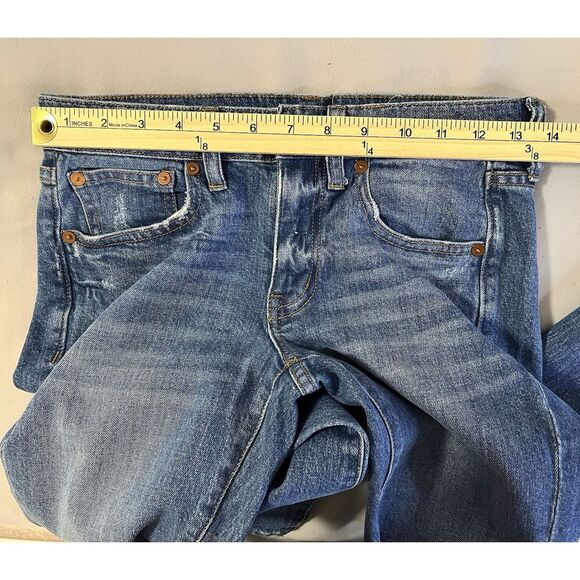 Womens MADEWELL The Slim Boyjean Stretch Denim Jeans 23 Med Wash - Picture 3 of 10